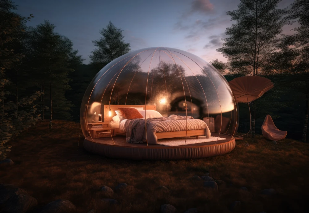 bubble crystal tent